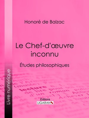 cover image of Le Chef-d'œuvre inconnu